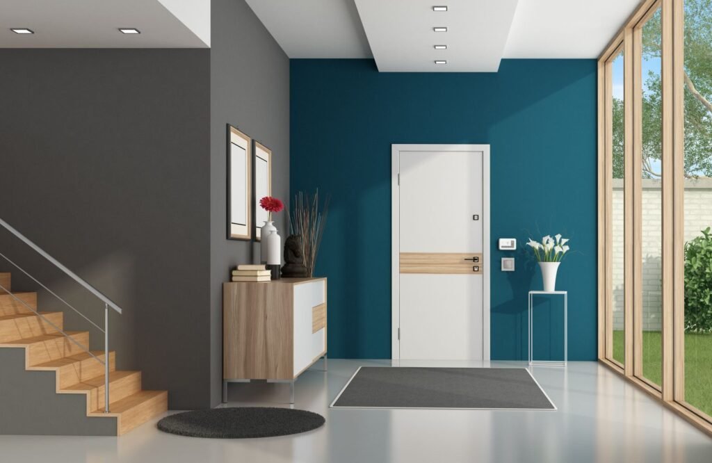 New entry door placement that keeps your hallway easy to use