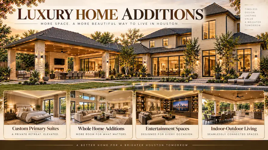 Luxury Additions in Houston: Custom Home Additions Built Around the Way You Live