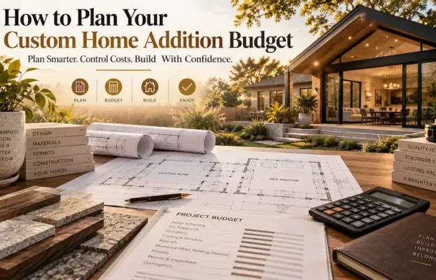 Planning a budget for a custom home addition in Houston