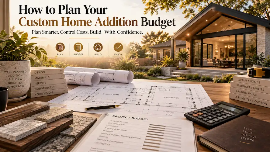 Custom Home Addition Cost: A Complete Budget Planning Guide for Houston Homeowners