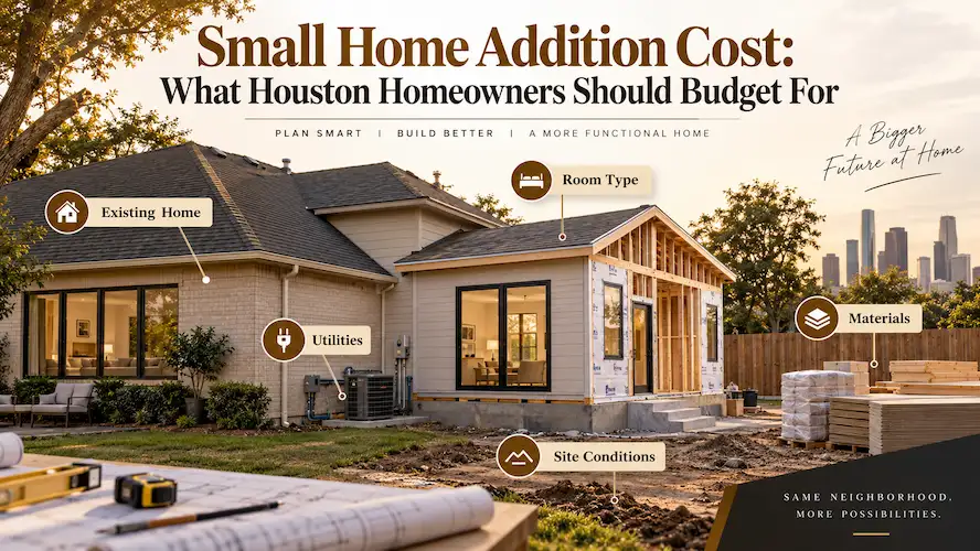 Small Home Addition Cost: What Houston Homeowners Should Budget For